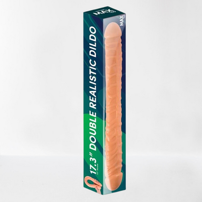 LateToBed Max & Co dildo doble realista "Trent" 44 cm