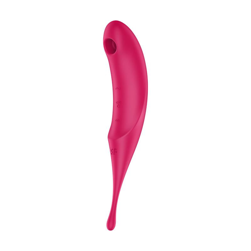 Satisfyer succionador de clítoris y vibrador "Twirling" rosa