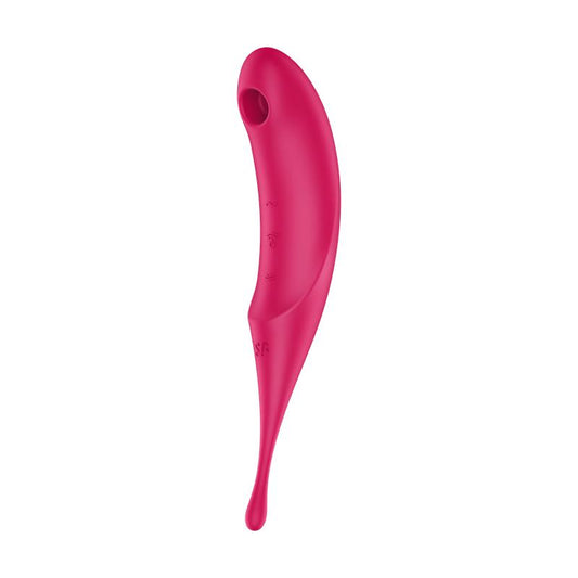 Satisfyer succionador de clítoris y vibrador "Twirling" rosa