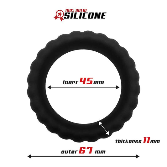 Beast Ring anillo para pene de silicona sólida con diseño nube 4.5 cm