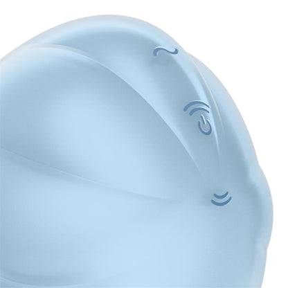 Satisfyer succionador de clítoris con vibración "Cloud Dancer" azul