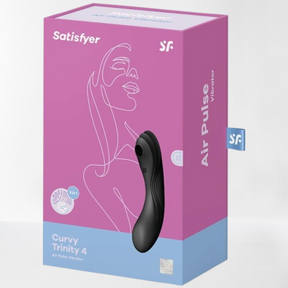 Satisfyer succionador de clítoris y vibrador "Curvy Trinity 4"