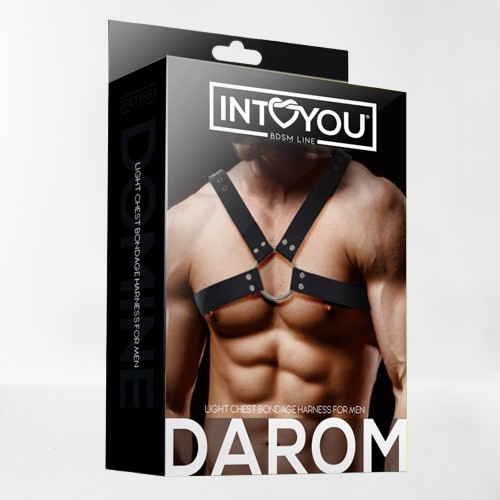 Intoyou "Fetish Line" arnés masculino Darom para pecho