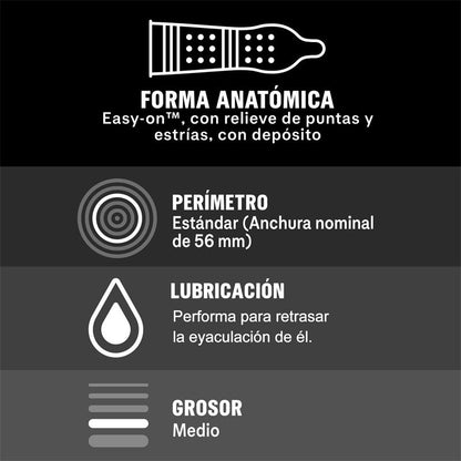 Durex preservativos "Mutual Climax" regular (12u)