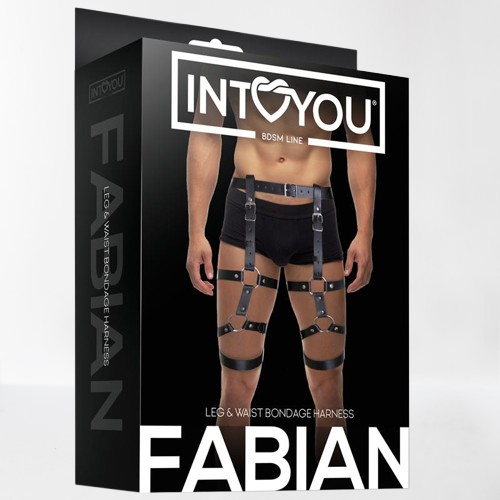 Intoyou "BDSM Line" arnés masculino Fabian para piernas y cintura