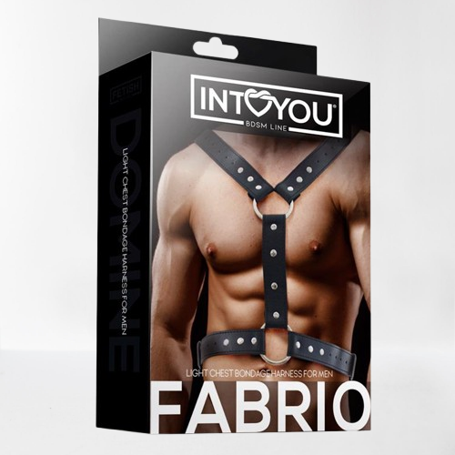 Intoyou "Fetish Line" arnés masculino Fabrio para pecho