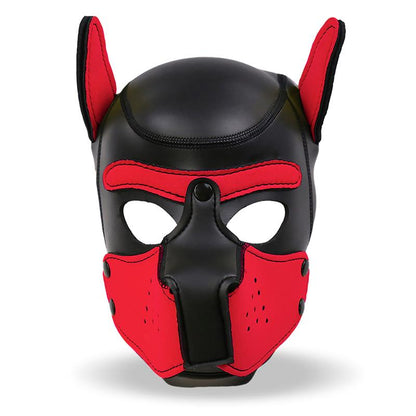 Intoyou "BDSM Line" máscara Hound de perro negra y roja