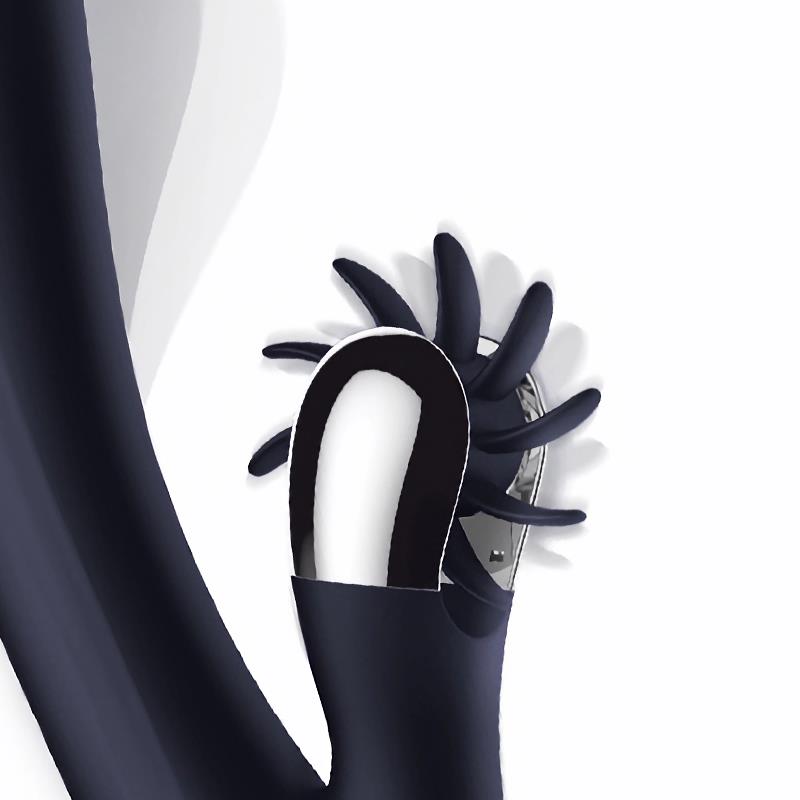 Intoyou vibrador con lengua rotadora "Navyspace" azul