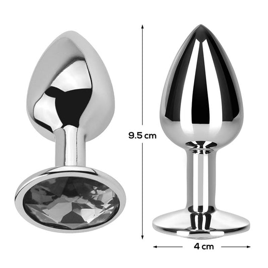 LateToBed Afterdark plug anal con joya blanca talla L