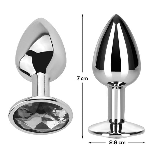 LateToBed Afterdark plug anal con joya blanca talla S
