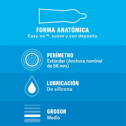 Durex preservativos "Natural" regular (12u)