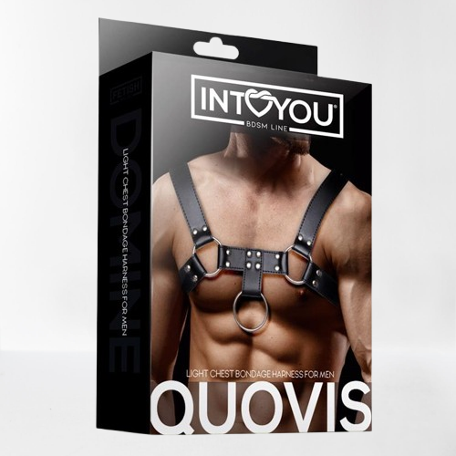 Intoyou "Fetish Line" arnés masculino Quovis para pecho