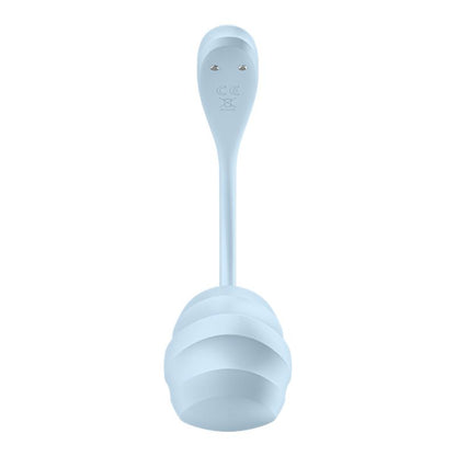 Satisfyer vibrador de braguita "Smooth Petal" azul (con app)