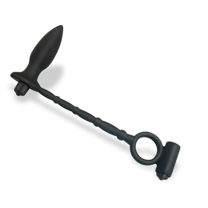 LateToBed Afterdark plug anal con vibración y anillo para pene "Sugilite"