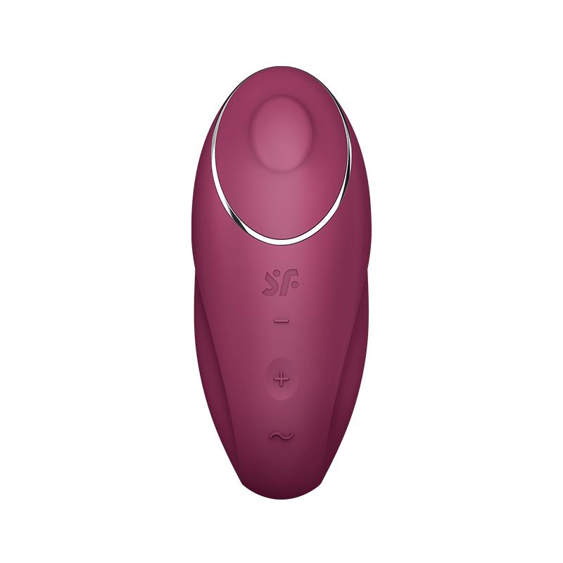 Satisfyer vibrador con tapping "Tap and Climax 1" rojo