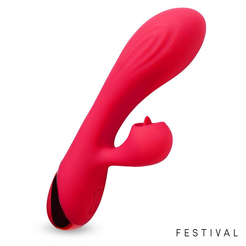 LateToBed Festival vibrador "Turna" rojo