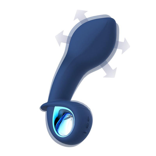 Intoyou plug anal avanzado con vibración y función de inflado "Palha"