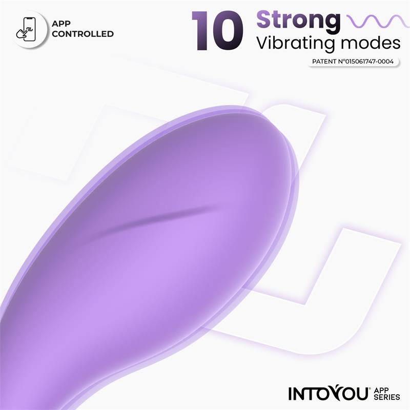 Intoyou huevo vibrador "Bulby" lavanda (con app)