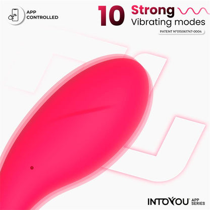 Intoyou huevo vibrador "Bulby" rosa (con app)