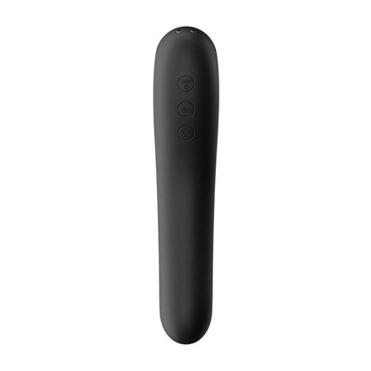 Satisfyer succionador de clítoris con vibración "Dual Kiss" negro