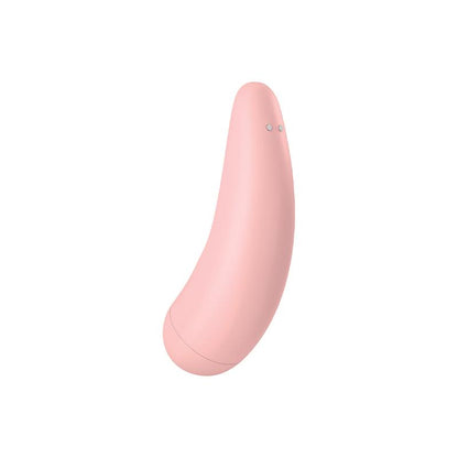 Satisfyer succionador de clítoris con vibración "Curvy 2+" rosa (con app)