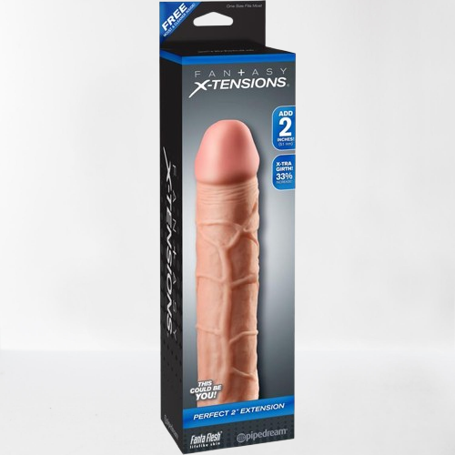 Fantasy X-Tensions funda extensora para pene (+5,1 cm) rosa
