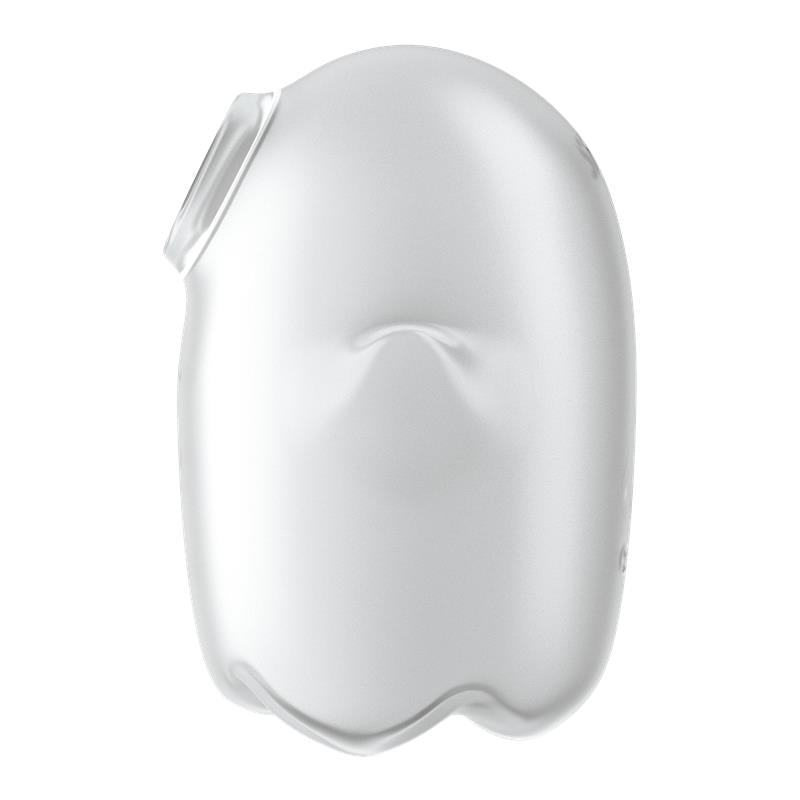 Satisfyer succionador de clítoris con vibración "Glowing Ghost" blanco (brilla en la oscuridad)
