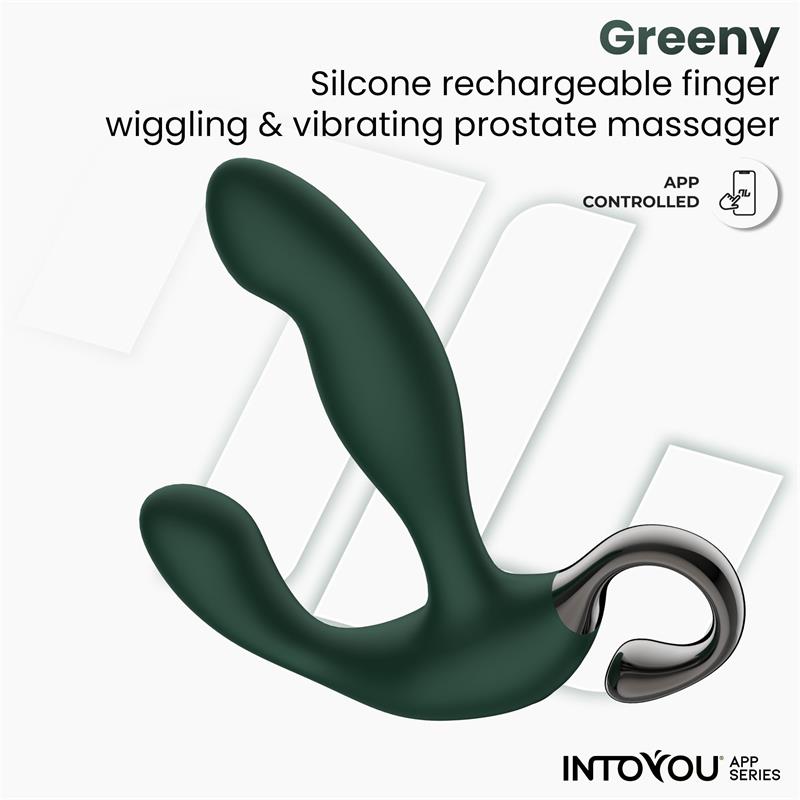 Intoyou plug anal estimulador Punto P "Greeny" (con app)