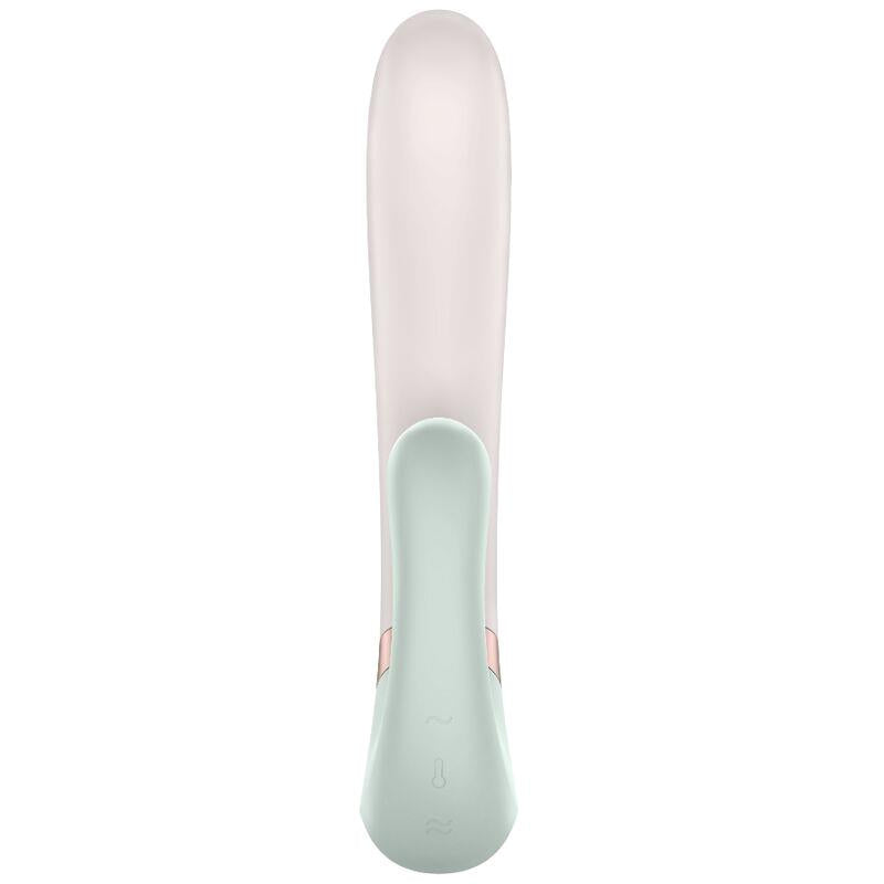 Satisfyer vibrador con efector calor "Heat Wave" menta (con app)