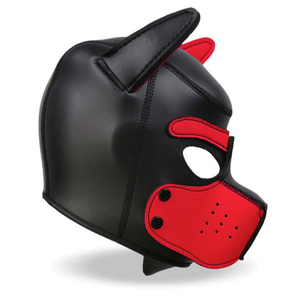 Intoyou "BDSM Line" máscara Hound de perro negra y roja