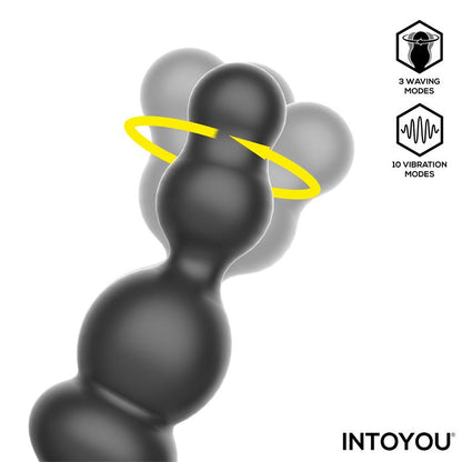 Intoyou plug anal oscilante con vibración "Klark"