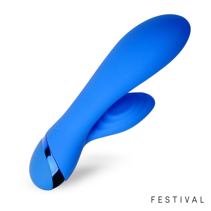 LateToBed Festival vibrador "Marna" azul