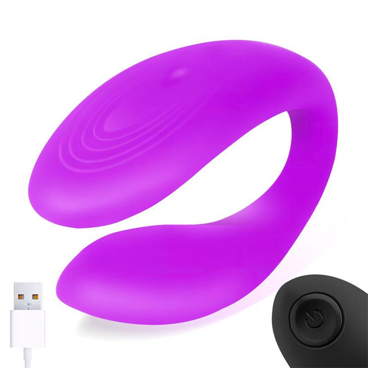 Intoyou vibrador para parejas silicona líquida "Roomie" lila