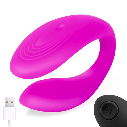Intoyou vibrador para parejas silicona líquida "Roomie" rosa