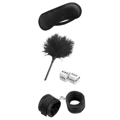 Intoyou "BDSM Line" set bondage 4 piezas negro