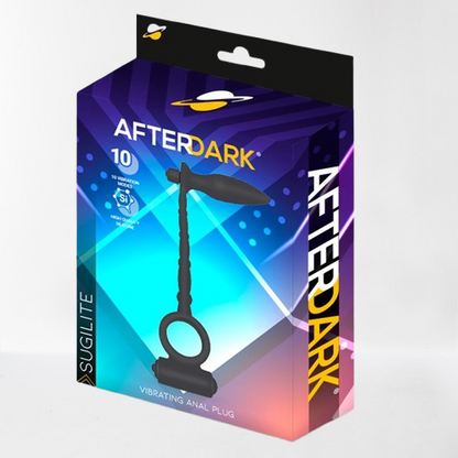 LateToBed Afterdark plug anal con vibración y anillo para pene "Sugilite"