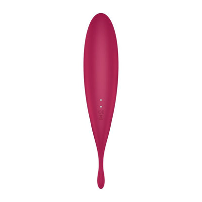 Satisfyer succionador de clítoris con vibración "Twirling Pro" rojo (con app)