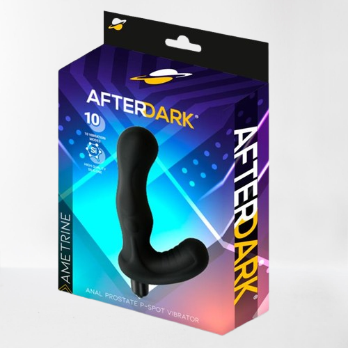 LateToBed Afterdark vibrador anal para el punto P "Ametrine"