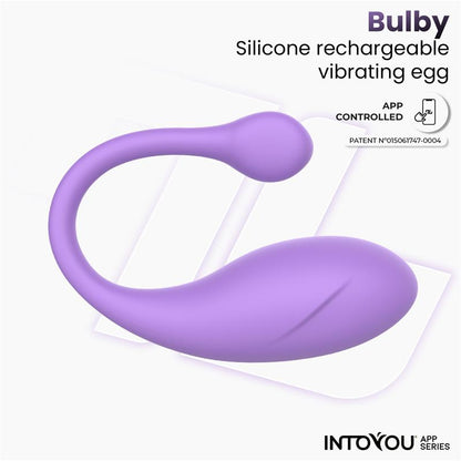 Intoyou huevo vibrador "Bulby" lavanda (con app)