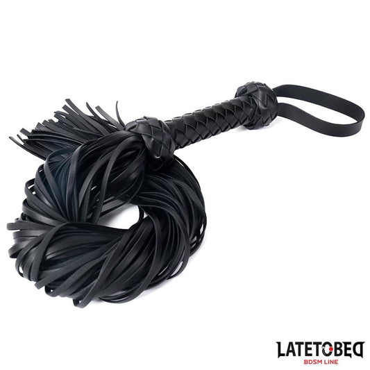 LateToBed "BDSM Line" flogger trenzado 64.5 cm
