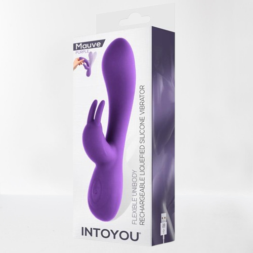 Intoyou vibrador silicona líquida "Mauve" púrpura