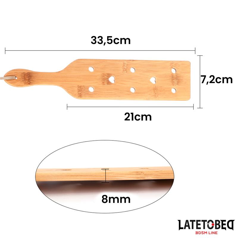 LateToBed "BDSM Line" pala bamboo 34 cm