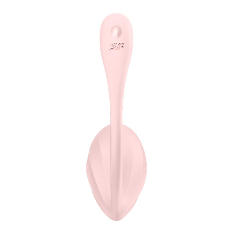 Satisfyer vibrador de braguita "Ribbed Petal" rosa (con app)