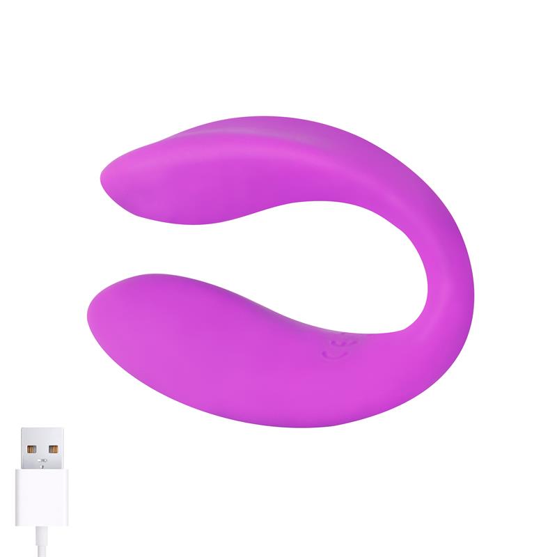 Intoyou vibrador para parejas silicona líquida "Roomie" lila