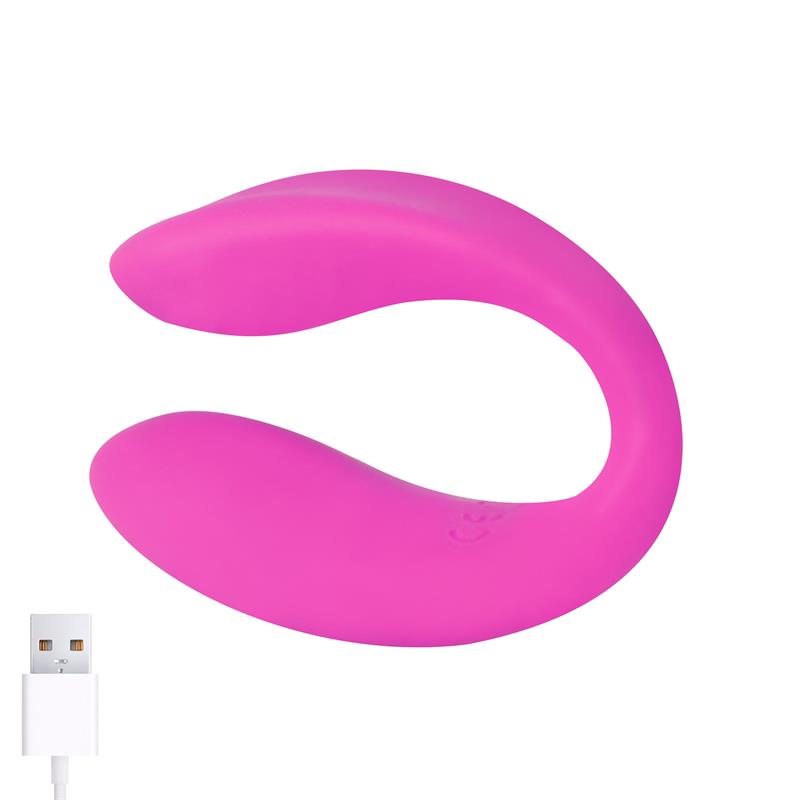 Intoyou vibrador para parejas silicona líquida "Roomie" rosa