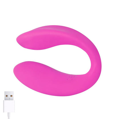 Intoyou vibrador para parejas silicona líquida "Roomie" rosa