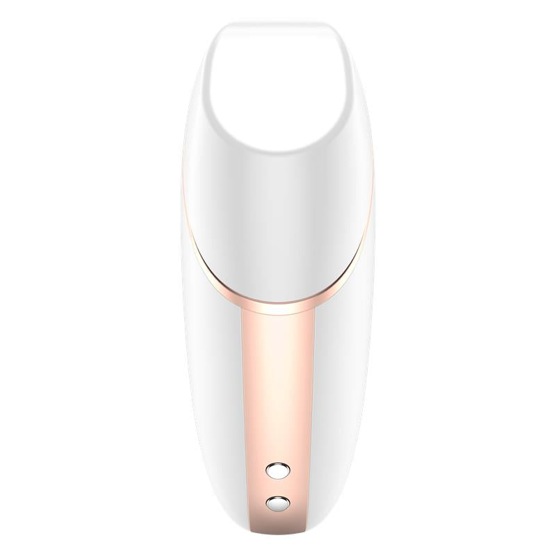 Satisfyer succionador de clítoris con vibración "Love Triangle" blanco (con app)