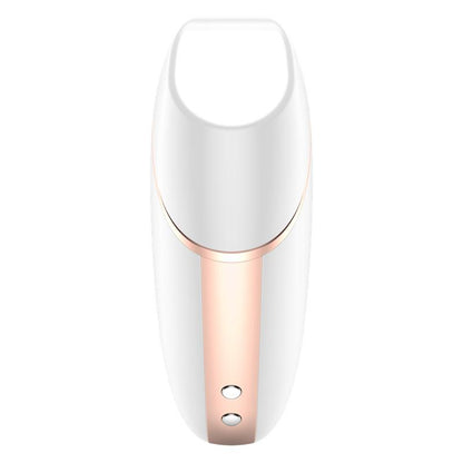 Satisfyer succionador de clítoris con vibración "Love Triangle" blanco (con app)