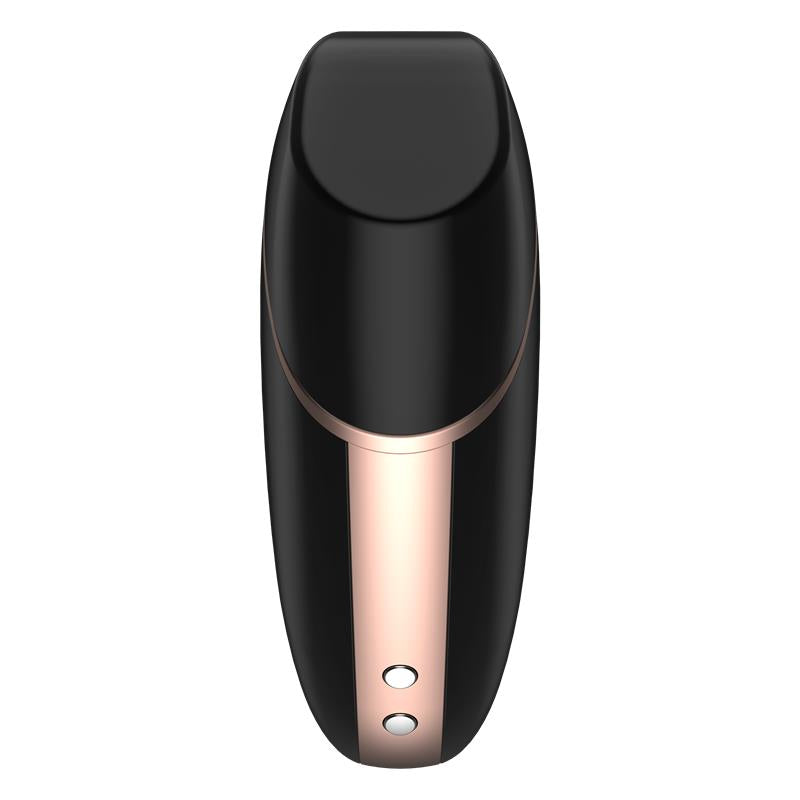 Satisfyer succionador de clítoris con vibración "Love Triangle" negro (con app)