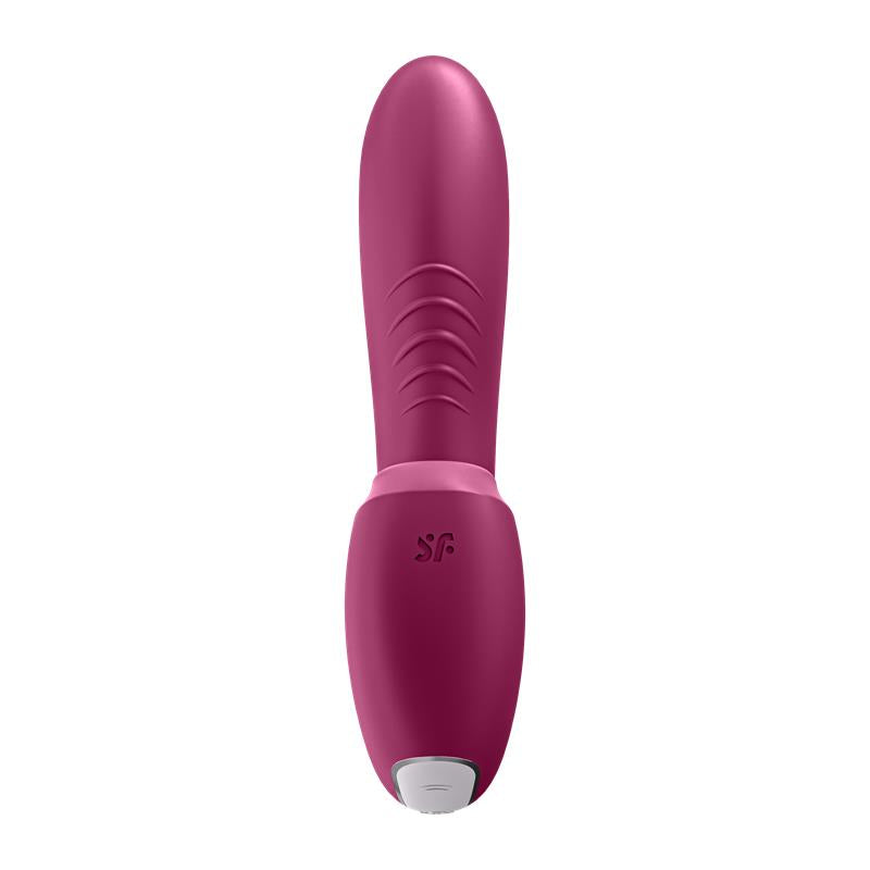 Satisfyer succionador de clítoris y vibrador "Sunray" rojo